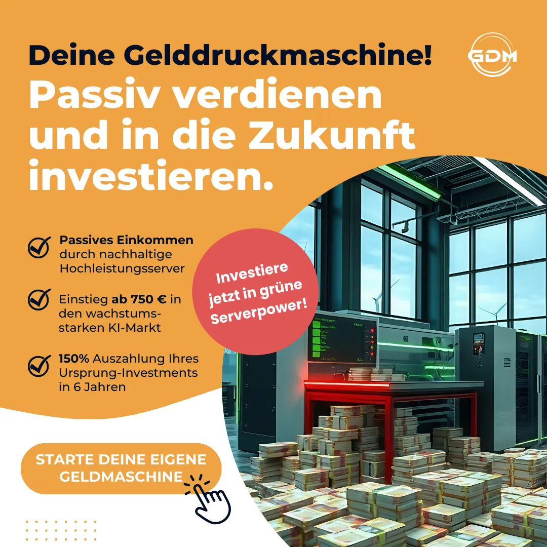 Gdm Word Social Ad - Passiv verdienen und die Zukunft gestalten.