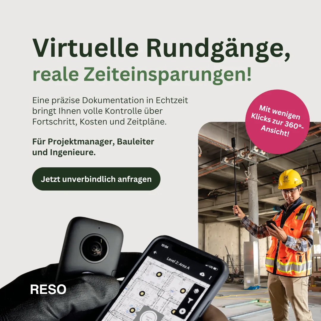 Virtuelle Rundgänge - reale Einsparungen