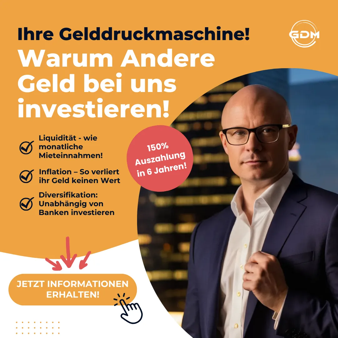 Gdm Word Social Ad - Warum Sie Ihr Geld anlegen sollten!