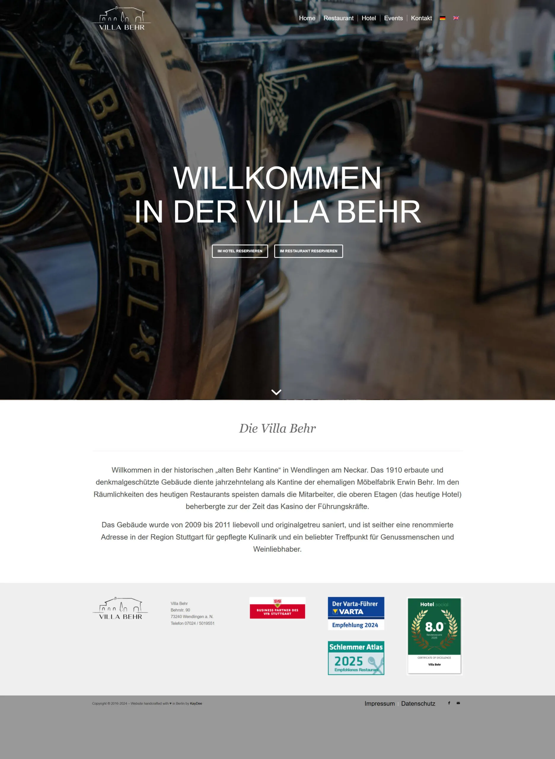 Referenzen Webseiten-Größe Vorlage