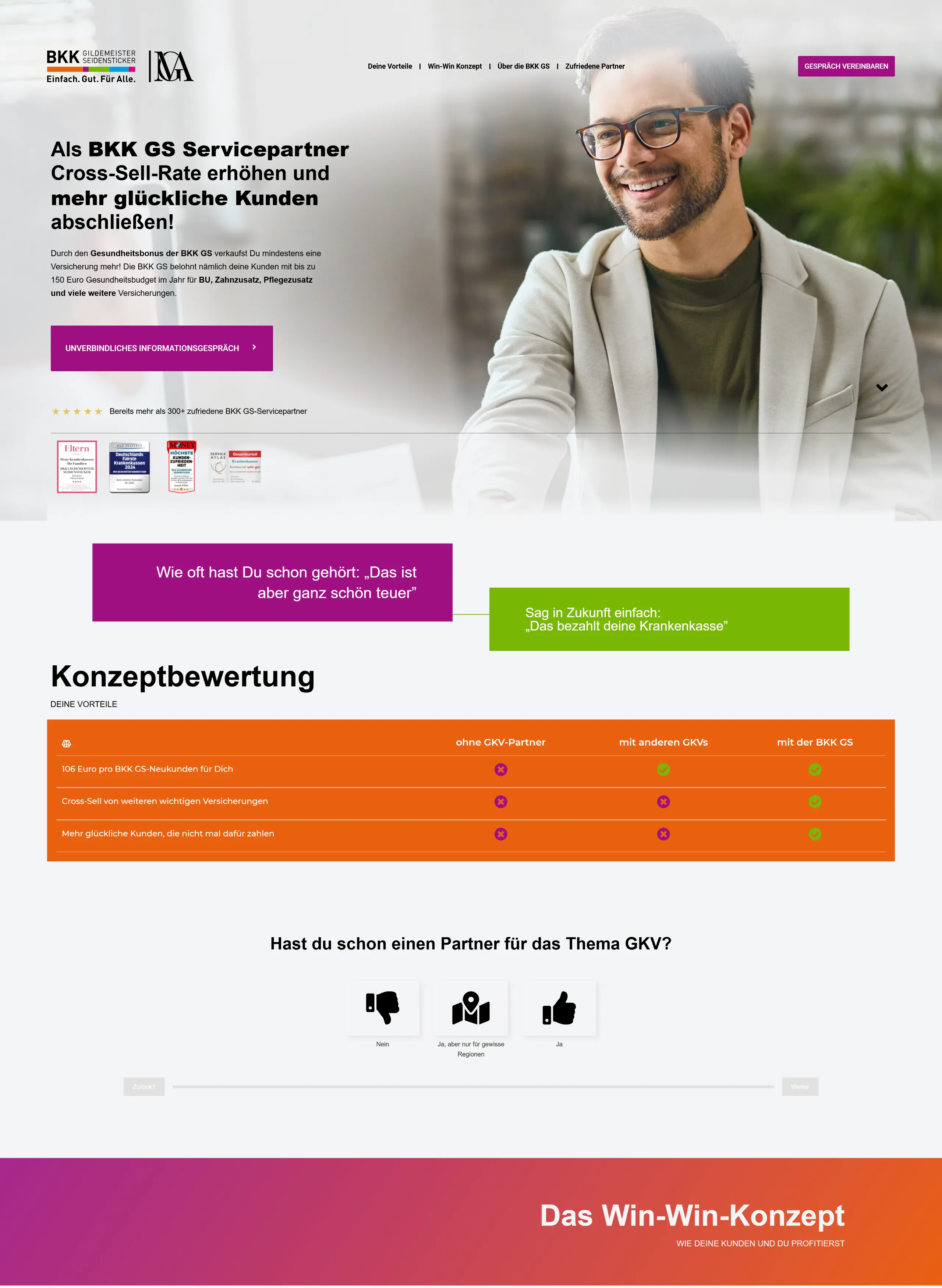 BKKS GS Landingpage Screenshot